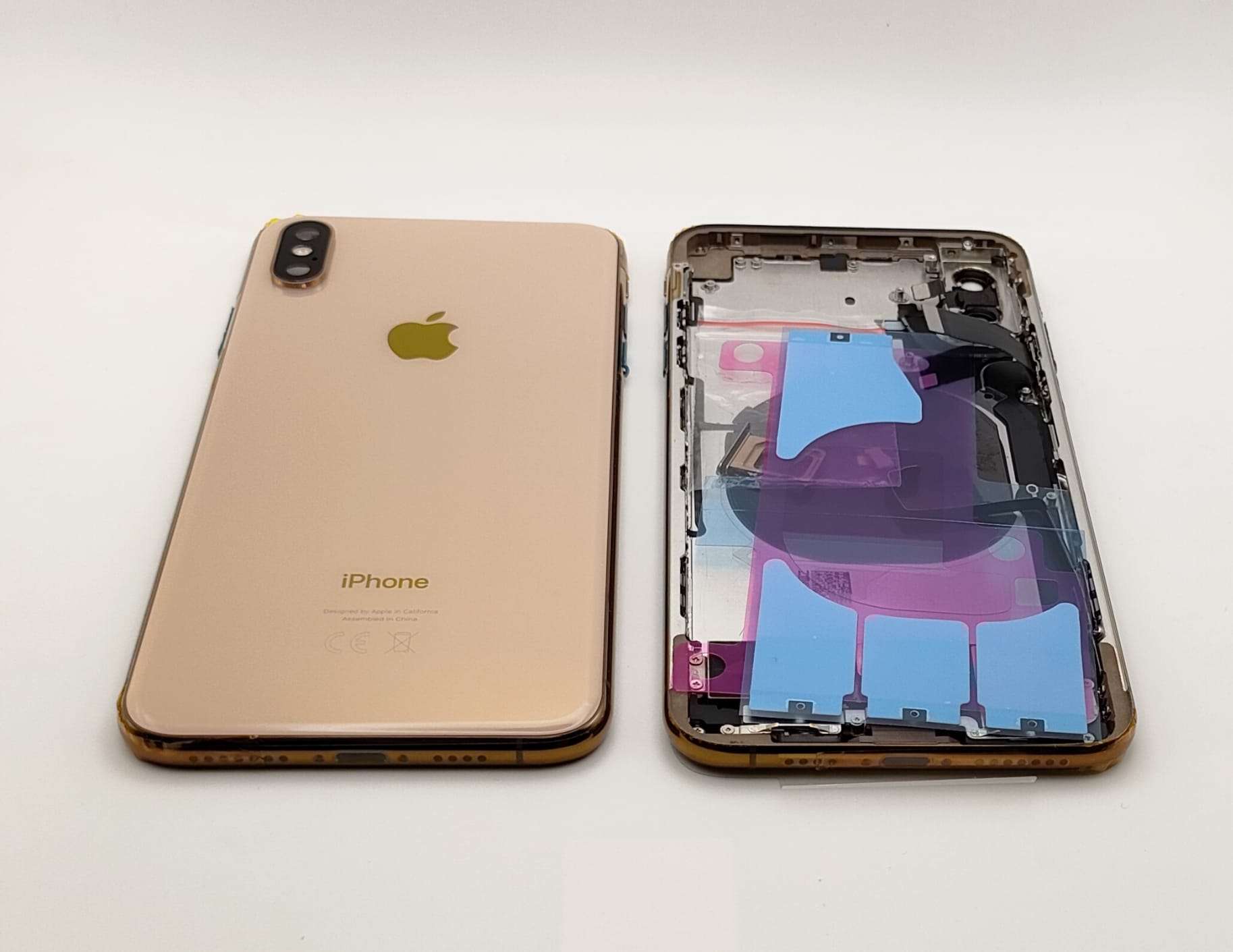 Full Back Cover per Apple IPhone XS Max GOLD