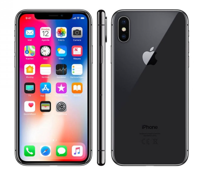 Smartphone Apple iPhone X 256 GB Ricondizionato Nero NO FACE ID
