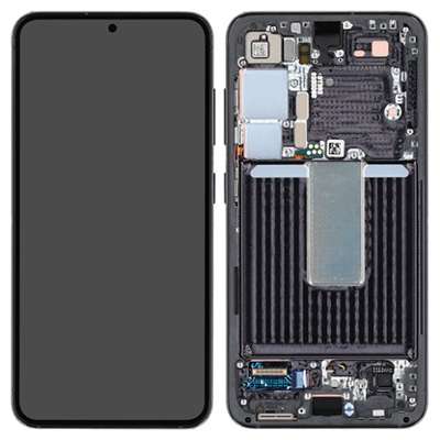 LCD+TOUCH+FRAME NERO PER SAMSUNG GALAXY S23  S911 SERVICE PACK