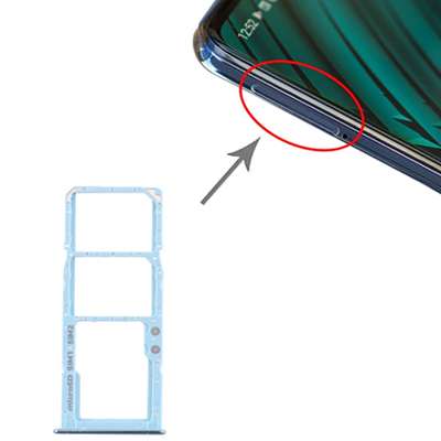Carrello SIM per A515F Samsung Galaxy A51 - blu ORIGINALE USATA AA+