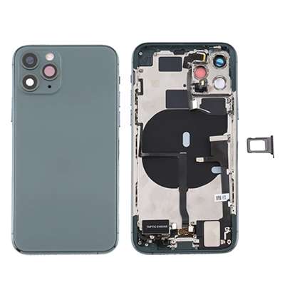 SCOCCA COMPLETA CON FLAT PER APPLE IPHONE 11 PRO MAX GREEN