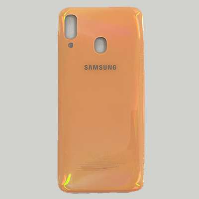 SCOCCA COPRI BATTERIA PER SAMSUNG   A40 CORAL ORIGINALE SMONTATA