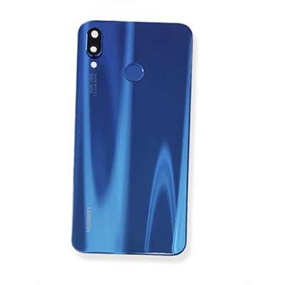 SCOCCA COPRI BATTERIA PER HUAWEI P20  LITE  BLU ORIGINALE SMONTATA