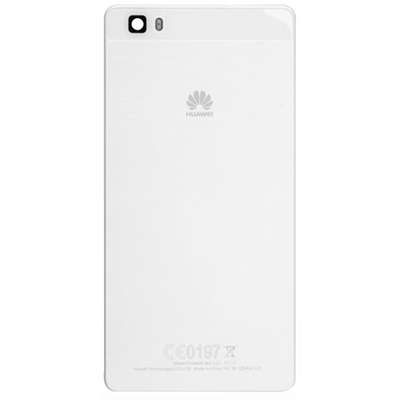 SCOCCA COPRI BATTERIA PER HUAWEI  P8 LITE  BIANCA ORIGINALE SMONTATA