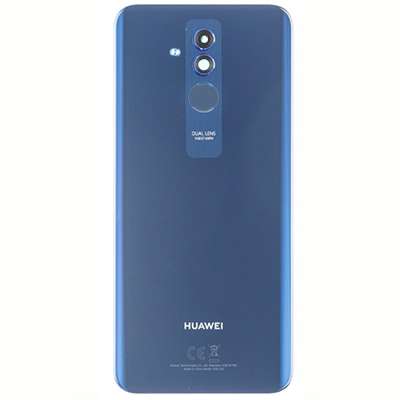 SCOCCA COPRI BATTERIA PER HUAWEI MATE 20 LITE BLU  ORIGINALE SMONTATA