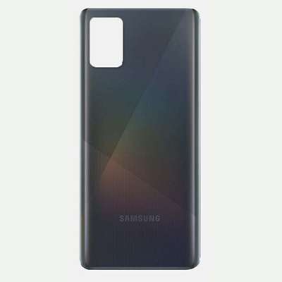 SCOCCA COPRI BATTERIA PER  SAMSUNG A71  NERA ORIGINALE SMONTATA