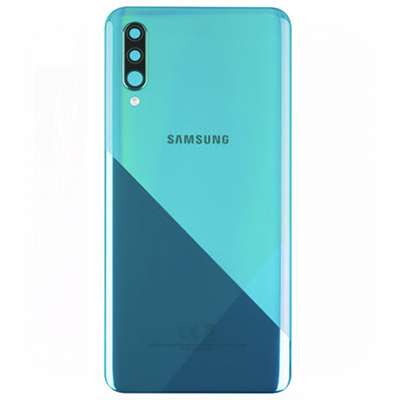 SCOCCA COPRI BATTERIA PER  SAMSUNG A30S BLU ORIGINALE SMONTATA