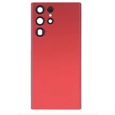 SCOCCA COPRI BATTERIA PER SAMSUNG S22 ULTRA ROSSO ORIGINALE SMONTATA