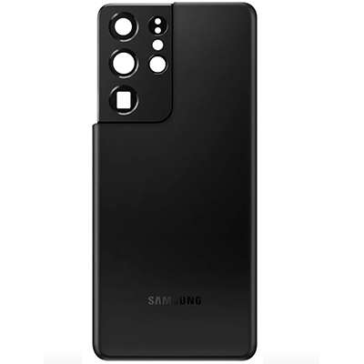 SCOCCA COPRI BATTERIA PER SAMSUNG S21 ULTRA NERO ORIGINALE SMONTATA