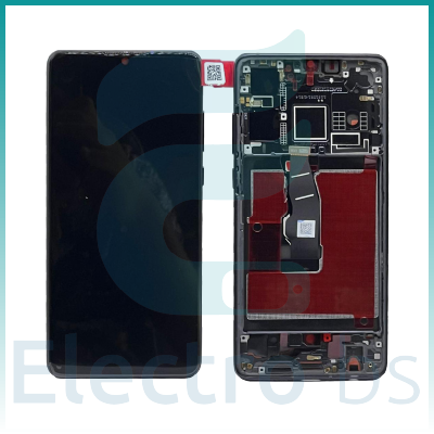 LCD+TOUCH+FRAME NERO PER HUAWEI P30 ELE-L29 ELE-L09