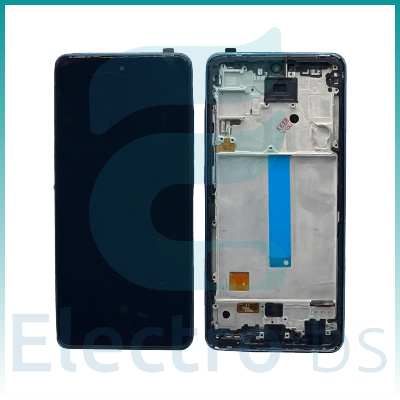 LCD+TOUCH+FRAME NERO SAMSUNG A52S / A52 / A525 A526 A528 ORIGINALE CHANGE GLASS