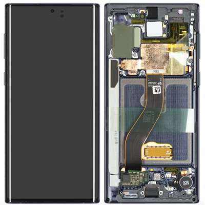 LCD+TOUCH+FRAME NERO PER SAMSUNG NOTE 10 N970F SERVIC PACK