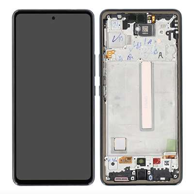 LCD+TOUCH+FRAME NERO PER SAMSUNG A53 A536 SERVIC PACK