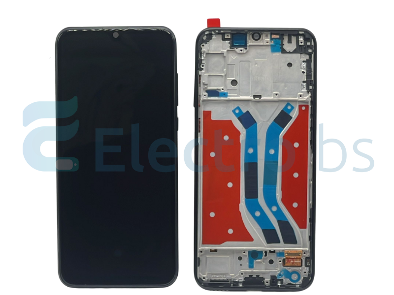 LCD + FRAME NERO PER HUAWEI Y8P / P SMART S OLED