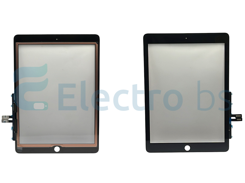 VETRO + TOUCH PER APPLE IPAD 9.7 2018 A1893 A1953 A1954 NERO