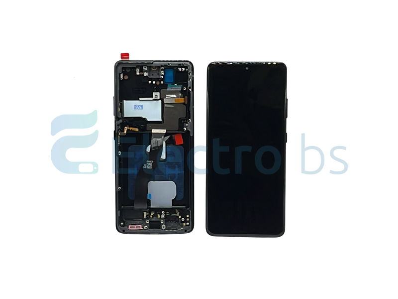 LCD + FRAME NERO PER SAMSUNG GALAXY S21 ULTRA G998B OLED