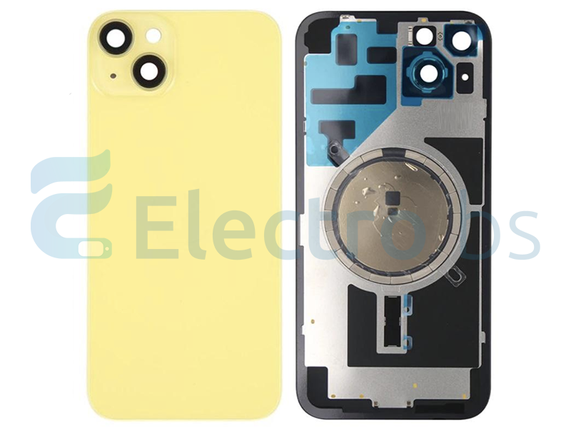 SCOCCA PER APPLE IPHONE 14  PLUS GIALLO