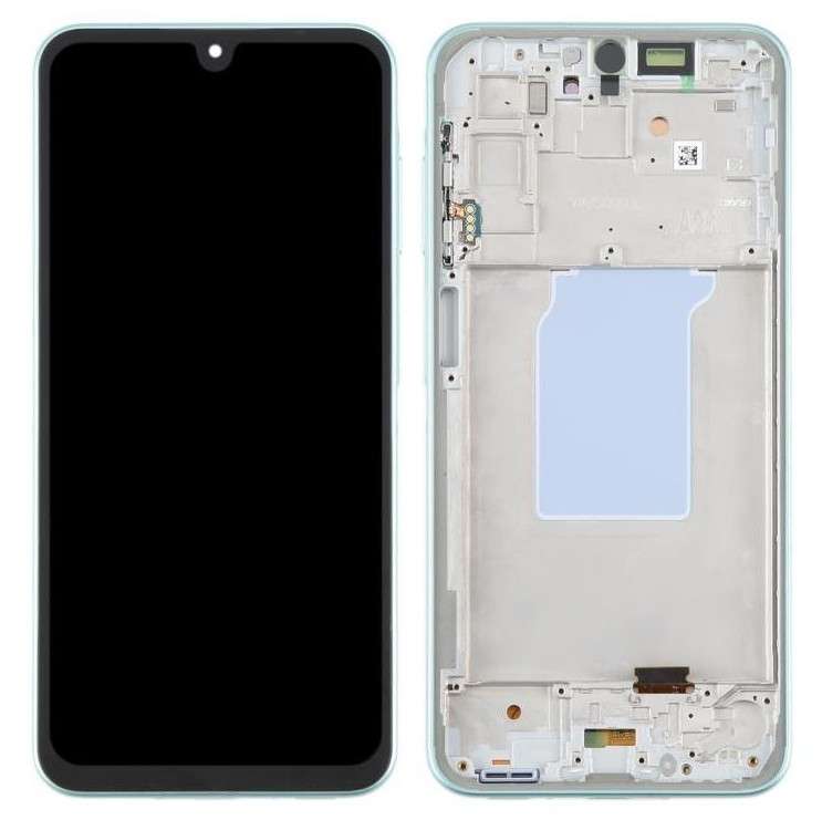 LCD + FRAME MENTA VERDE PER SAMSUNG GALAXY A26 5G A266B SERVIC PACK