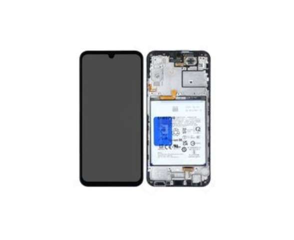 LCD + FRAME + BATTERIA PER SAMSUNG GALAXY A25 5G SM-A256 SERVICE PACK