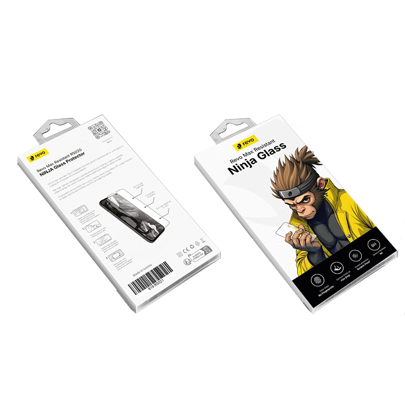 REVO PELLICOLA SALVA SCHERMO IN VETRO TEMPERATO PRINT PER IPHONE 16