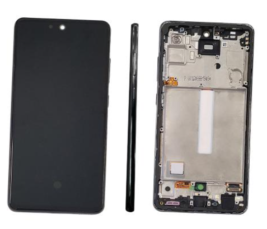 LCD + FRAME NERO PER SAMSUNG GALAXY A52 / A526 ORIGINALE USATO