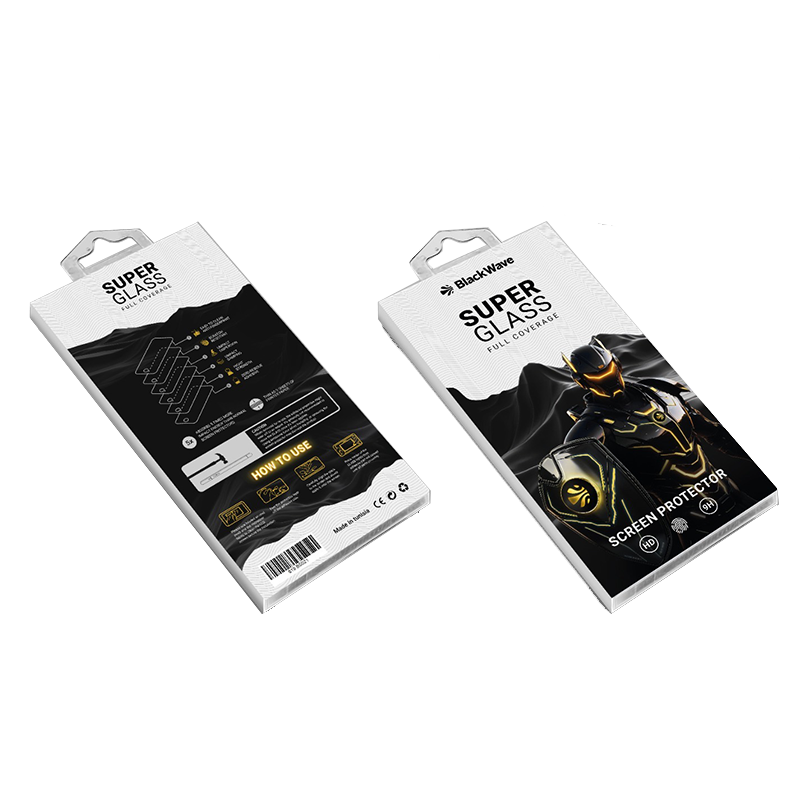 BLACKWAVE PELLICOLA SALVA SCHERMO IN VETRO TEMPERATO PRINT PER SAMSUNG A17