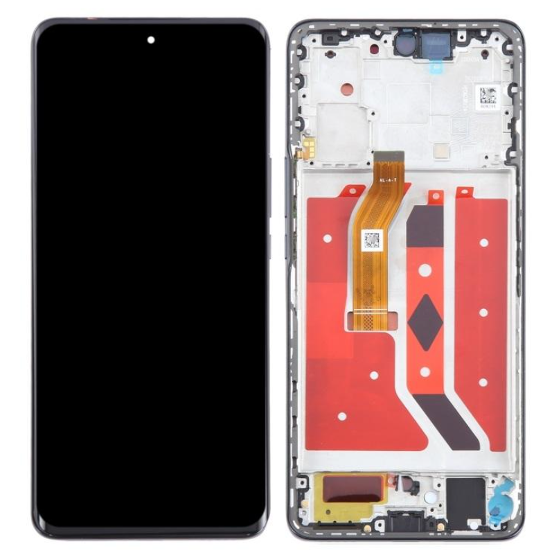 LCD + FRAME NERO PER HONOR MAGIC 6 LITE 5G ALI-NX3 ORIGINALE OEM